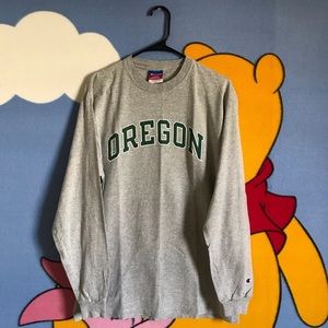 Vintage Champion Oregon Ducks Longsleeve T-Shirt